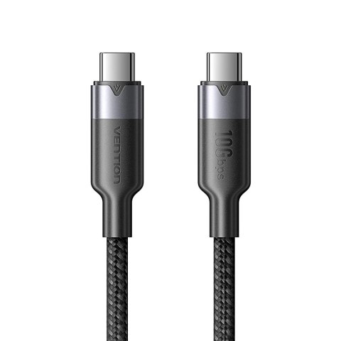 Kabel USB-C do USB-C Vention USB 3.2 5A 10Gbps 1m czarny