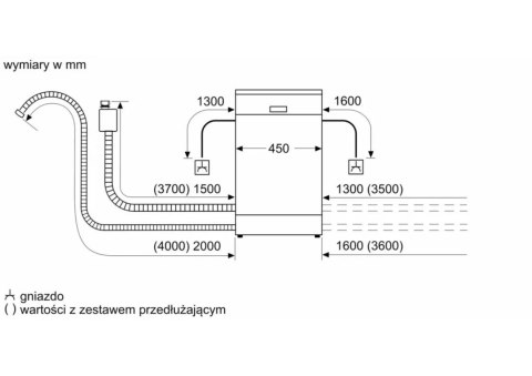 Zmywarka do zabudowy BOSCH SPV4EKX17E