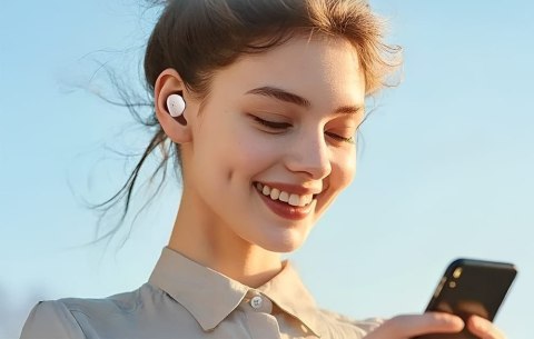 Słuchawki bezprzewodowe Vention Donut-Shaped BT 5.3 IPX4 różowe