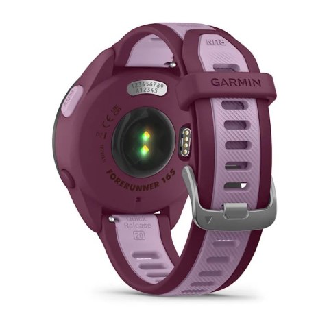 Zegarek sportowy Garmin Forerunner 165 Music AMOLED 43mm Berry Lilac