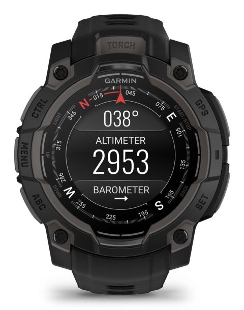 Zegarek sportowy Garmin Instinct 3 AMOLED 45mm Czarny