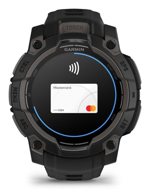 Zegarek sportowy Garmin Instinct 3 AMOLED 45mm Czarny