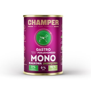 CHAMPER GASTRO MONOBIAŁKOWA jagnięcina mokra karma dla psa 400g