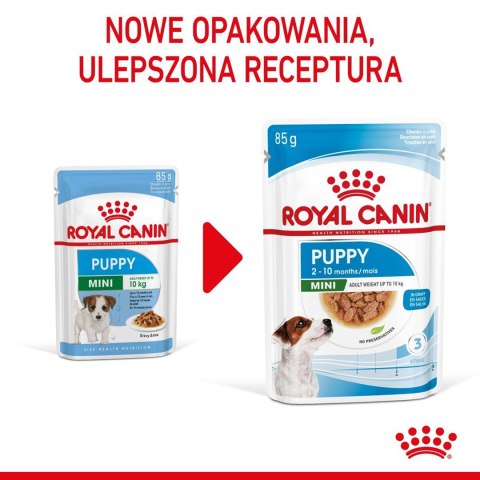 Karma ROYAL CANIN SHN Mini Puppy w sosie 12X85G