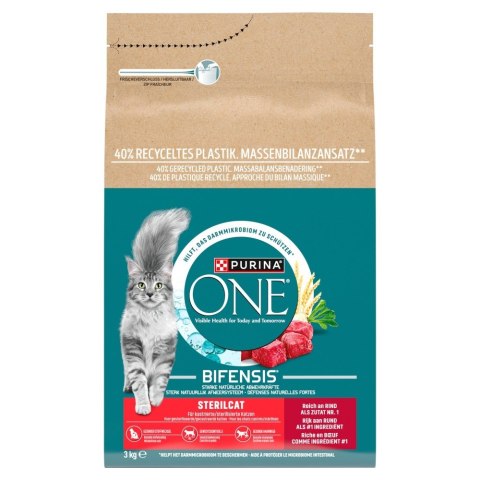 PURINA ONE wołowina i pszenica 3kg
