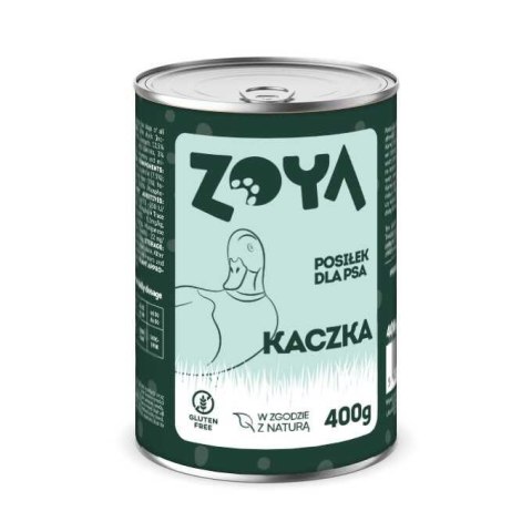 ZOYA Kaczka - puszka mokra karma dla psów 400g