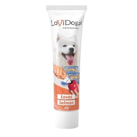 LoviDog łosoś pasta smakowa dla psa 90g