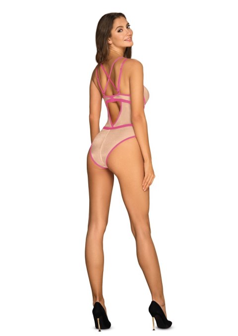 Body Nudelia Beżowo-Różowe Body Nudelia Beżowo-Różowe