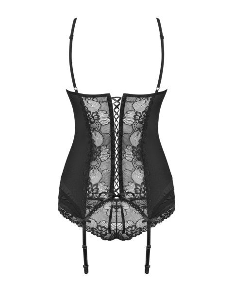 Gorset Heartina + figi GRATIS! Czarny Gorset Heartina + figi GRATIS! Czarny