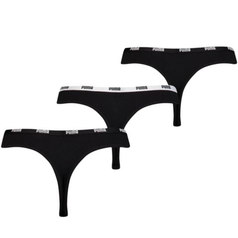 Bielizna damska Puma String 3P Pack czarna 907590 02 Bielizna damska Puma String 3P Pack czarna 907590 02