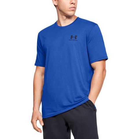 Koszulka męska Under Armour Sportstyle Left Chest SS niebieska 1326799 486 Koszulka męska Under Armour Sportstyle Left Chest SS niebieska 1326799 486
