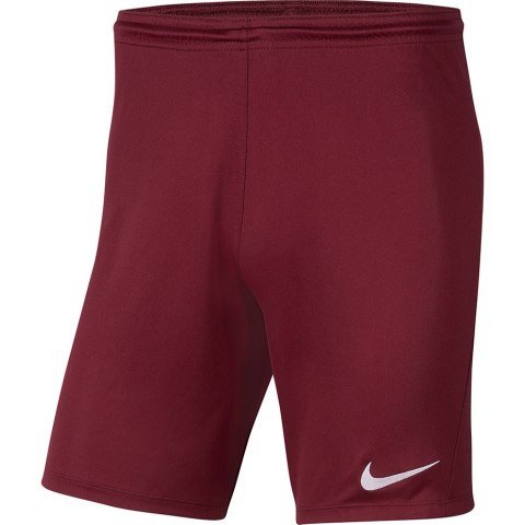Spodenki dla dzieci Nike Dry Park III NB K bordowe BV6865 677 Spodenki dla dzieci Nike Dry Park III NB K bordowe BV6865 677