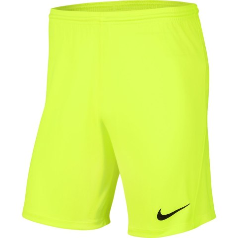 Spodenki dla dzieci Nike Dry Park III NB K limonkowe BV6865 702 Spodenki dla dzieci Nike Dry Park III NB K limonkowe BV6865 702