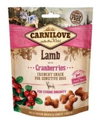 CARNILOVE Fresh Crunchy Lamb+Cranberry - przysmak dla psa - 200 g