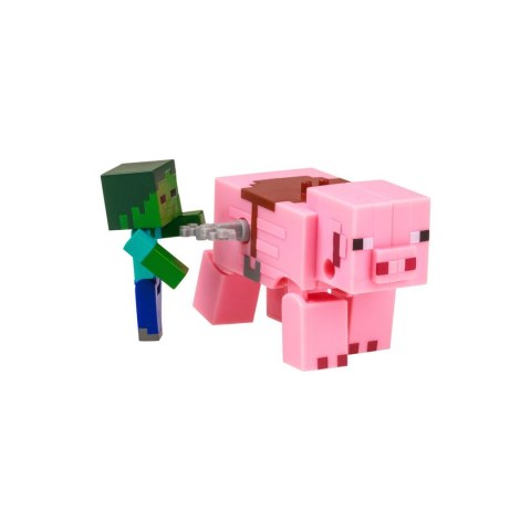 MINECRAFT S2 3D WIND-UP TOY - BABY ZOMBIE & PIG
