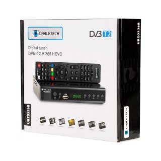Tuner DVB-T2 H.265 HEVC Cabletech