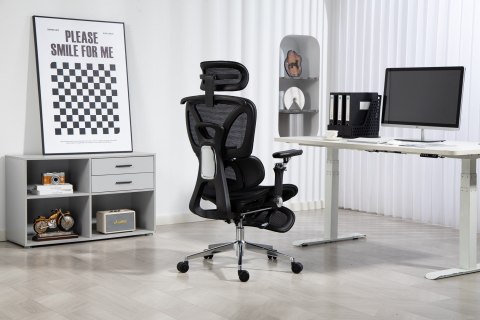 Activejet Fotel biurowy Ergonomiczny YK848 czarny