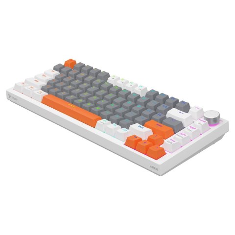 SAVIO KLAWIATURA MAGNETYCZNA ASTRAL WHITE OUTEMU WHITE JADE RGB 3 KOLORY KEYCAPÓW