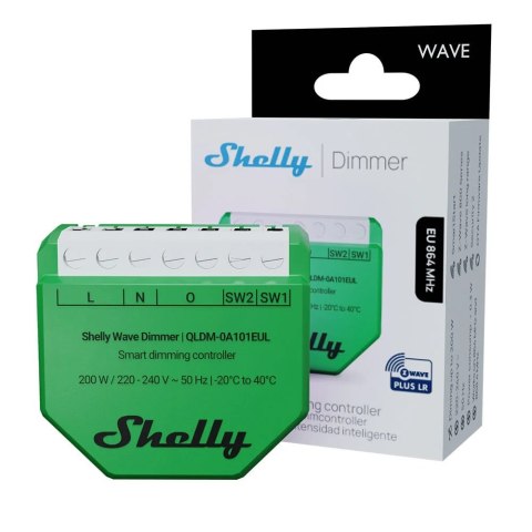 Inteligentny ściemniacz oświetlenia Z-Wave Shelly Wave Dimmer EU LR