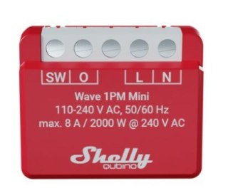 Inteligentny sterownik Z-Wave Shelly Qubino Wave 1PM Mini