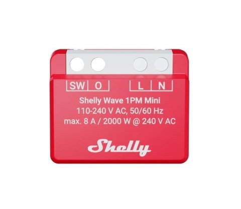 Inteligentny sterownik Z-Wave Shelly Wave 1PM Mini LR