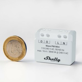 Inteligentny sterownik do pomiaru zużycia energii Z-Wave Shelly Wave PM Mini