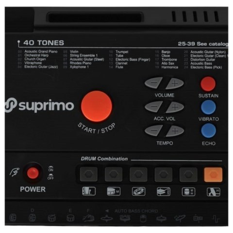 SUPRIMO 6116 - Keyboard edukacyjny, bateryjny
