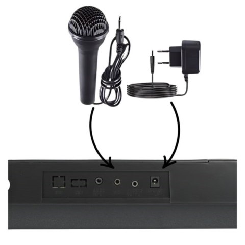 SUPRIMO EK611 - Keyboard elektroniczny edukacyjny, 61 klawiszy