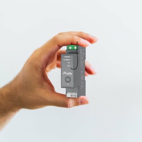 Sterownik dwukanałowy na szynę DIN Z-Wave Shelly Qubino Pro 2
