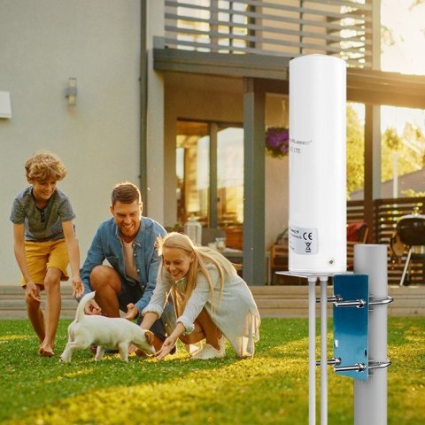 QOLTEC ANTENA 4G LTE DUAL | 5DBI | DOOKÓLNA | ZEWNĘTRZNA