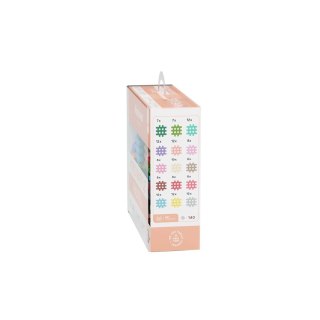 MARIOINEX Klocki Mini Waffle Pastel, 140 elementów