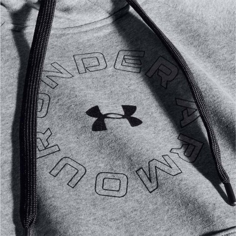 Bluza damska Under Armour Rival Fleece Metallic Hoodie szara 1356323 035 Bluza damska Under Armour Rival Fleece Metallic Hoodie szara 1356323 035