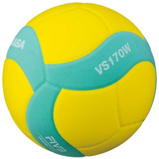 Piłka siatkowa Mikasa żółto-zielona VS170W