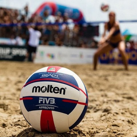 Piłka siatkowa Molten plażowa V5B5000-DE FIVB DVV1 Piłka siatkowa Molten plażowa V5B5000-DE FIVB DVV1