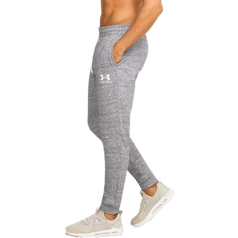 Spodnie męskie Under Armour Sportstyle Terry Jogger szary melanż 1329289 112 Spodnie męskie Under Armour Sportstyle Terry Jogger szary melanż 1329289 112