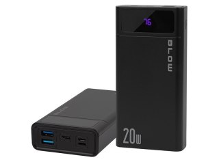 BLOW POWER BANK 20000MAH QC+PD 20W + LIGHTNING CZARNY PB20E