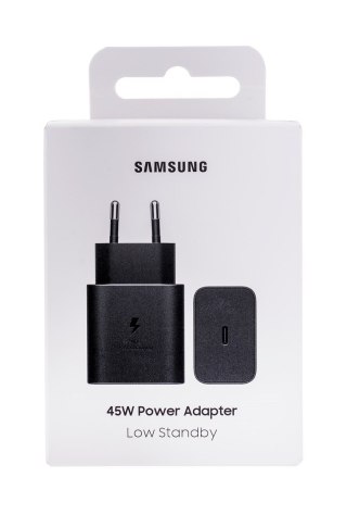 Samsung Common 45W Power Adapter (TA only, W/O Cable), Black