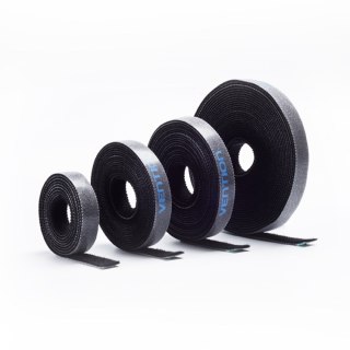 Opaska rzepowa organizer kabli Vention 1m czarna