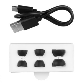 AUDIOCORE SŁUCHAWKI BEZPRZEWODOWE, HYBRYDOWE ANC, ENC, 6 MIKROFONÓW, ETUI ŁADUJĄCE, TUYA AC591