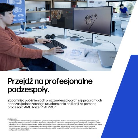 HP ZBook 8 G1ak 14 Ryzen AI 7 PRO 350 14.0"WUXGA IPS 400nits LBL AG 32GB DDR5 5600 SSD1TB Radeon 860M Cam IR 5 MPx 62Wh W11Pro 3