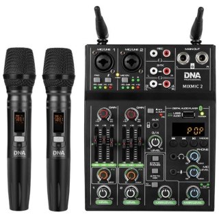 DNA MIXMIC 2 - Mikser audio, USB Bluetooth + 2x mikrofony bezprzewodowe