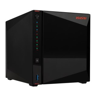 NAS Asustor AS5404T; Tower; 4x (3.5" SATA HDD/ 2.5" SSD); Intel Celeron N5105; 4GB DDR4 SODIMM (max. 16GB), 2x 2.5GbE  4x M.2 22
