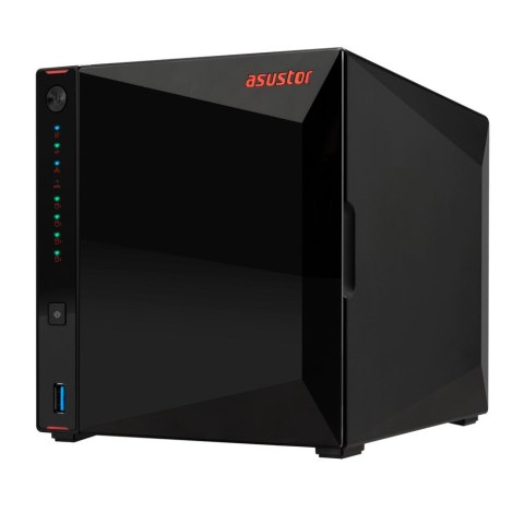NAS Asustor AS5404T; Tower; 4x (3.5" SATA HDD/ 2.5" SSD); Intel Celeron N5105; 4GB DDR4 SODIMM (max. 16GB), 2x 2.5GbE  4x M.2 22