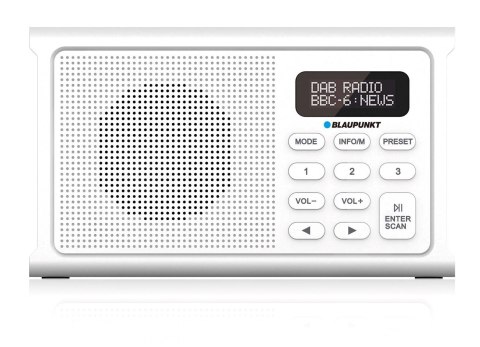 Radio przenośne BLAUPUNKT DAB DR3WH, biały