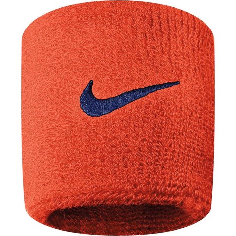 Frotki na nadgarstek Nike Swoosh Wristbands pomarańczowe N0001565804OS Frotki na nadgarstek Nike Swoosh Wristbands pomarańczowe N0001565804OS