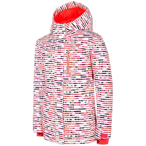 Kurtka snowbordowa dla dziewczynki 4F multikolor HJZ20 JKUDNS003 90S Kurtka snowbordowa dla dziewczynki 4F multikolor HJZ20 JKUDNS003 90S