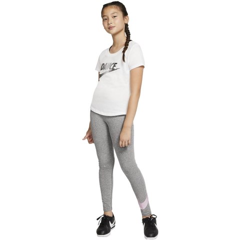 Legginsy dla dzieci Nike G NSW Favotites SWSH Tight szare AR4076 094 Legginsy dla dzieci Nike G NSW Favotites SWSH Tight szare AR4076 094