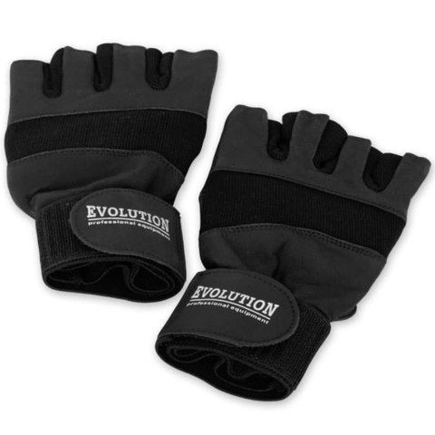 Rękawice fitness Evolution Standard czarne FR-11 Rękawice fitness Evolution Standard czarne FR-11