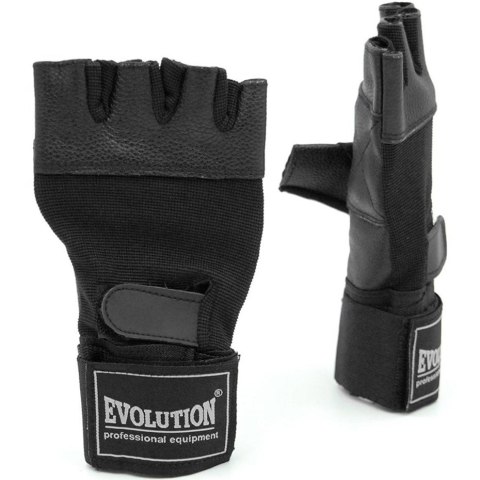 Rękawice fitness Evolution Standard czarne FR-11 Rękawice fitness Evolution Standard czarne FR-11