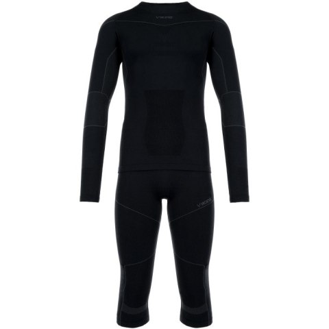 Bielizna termoaktywna męska VIKING Gary 3/4 Set Bamboo rozmiar L, czarna